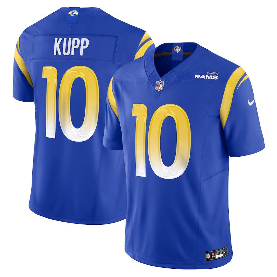 Men Los Angeles Rams #10 Cooper Kupp Nike Royal Vapor F.U.S.E. Limited NFL Jersey
